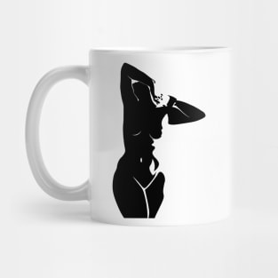 woman silhouette Mug